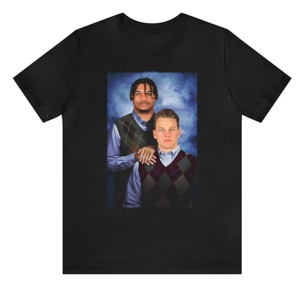 Joe Burrow JaMarr Chase Bengals NFL Fan Gift T-Shirt